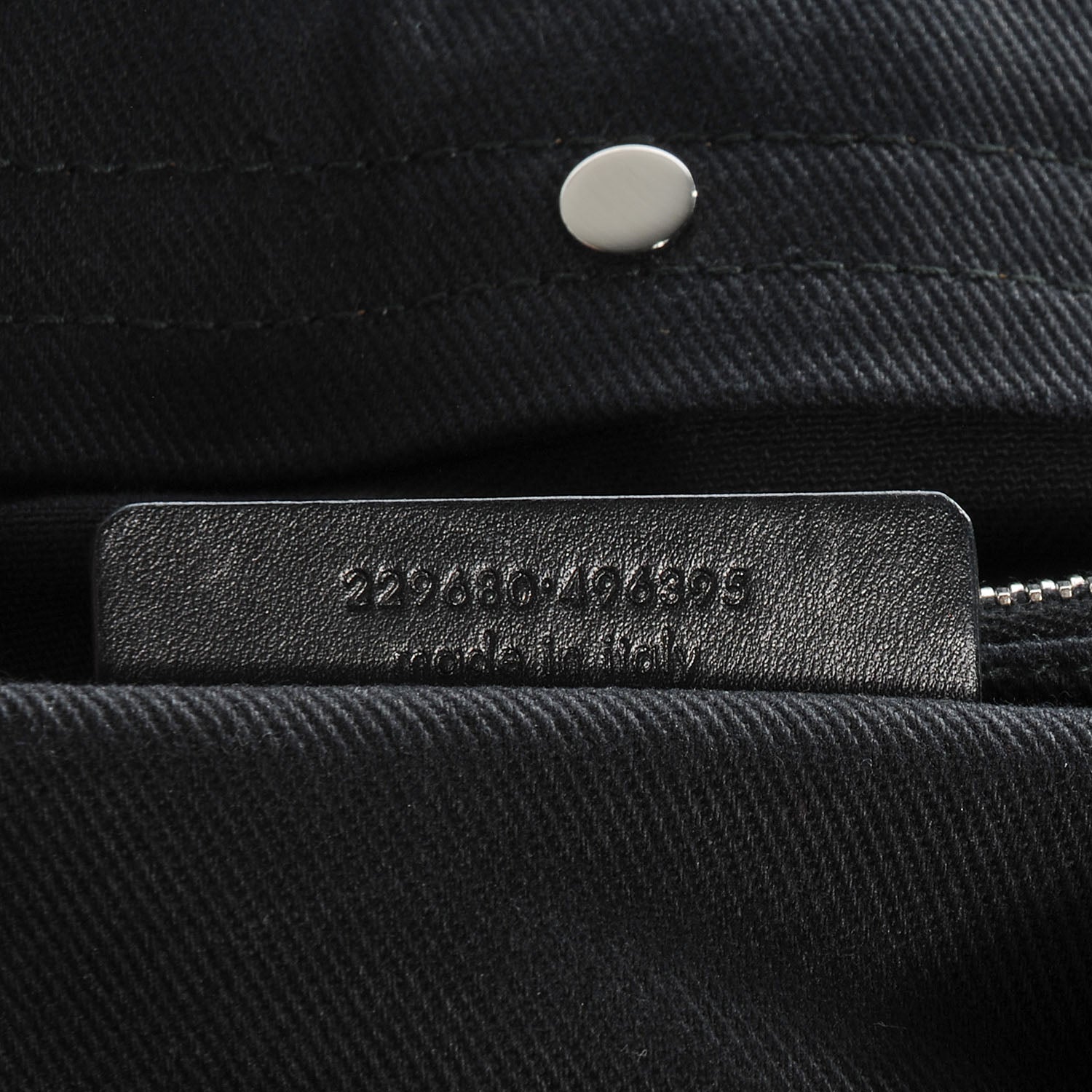 Saint Laurent Leather Medium Muse Two Navy 7 of 7
