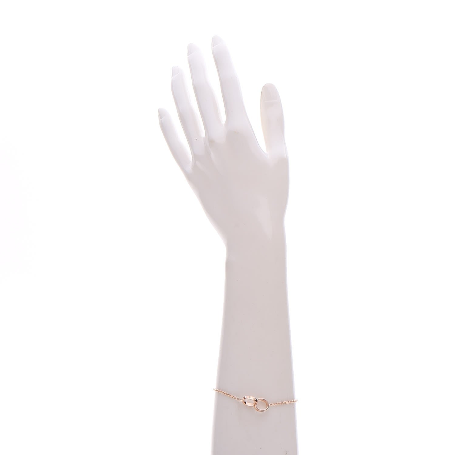 Cartier 18K Pink Gold Interlocking LOVE Bracelet 2 of 8