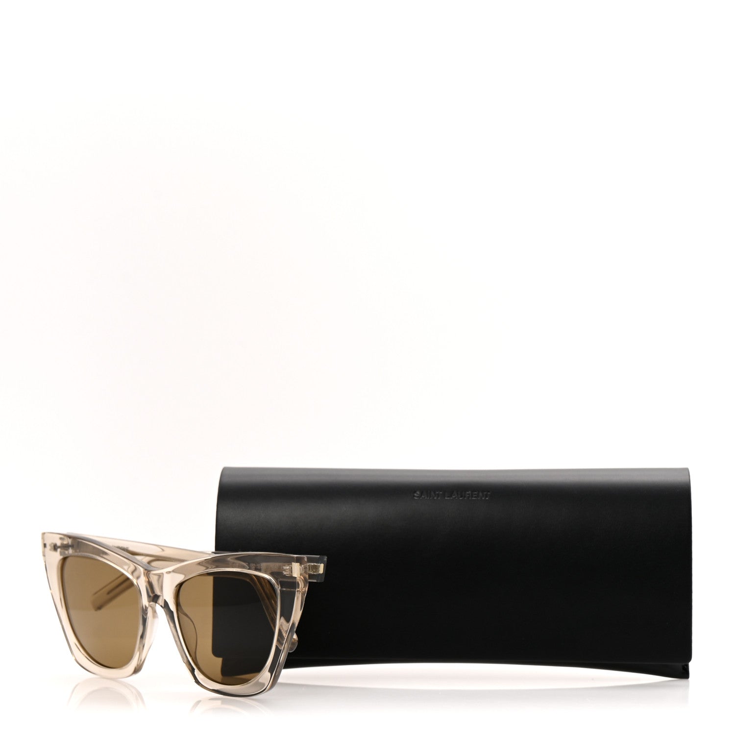 Saint Laurent New Wave SL214 Kate Cat Sunglasses Nude 8 of 8