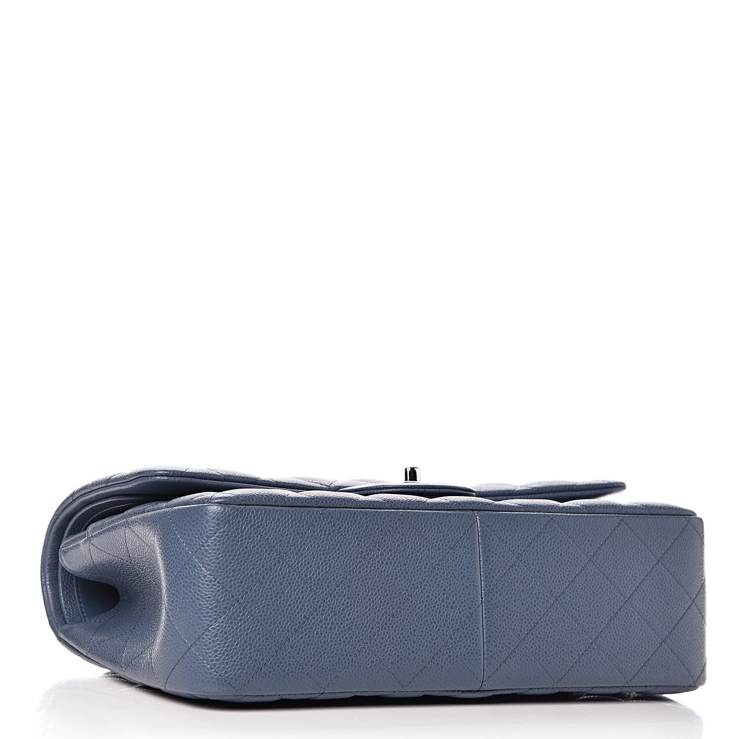 Chanel Caviar Quilted Jumbo Double Flap Light Blue 5 of 11