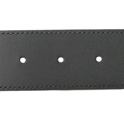 Gucci Moon Calfskin Pearl Double G 40mm Belt 90 36 Black Cream 4 of 7