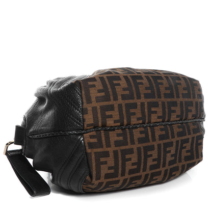 Fendi Zucca Nappa Nuvolata Vitello Tortuga Spy Bowler Tobacco Moro 4 of 10
