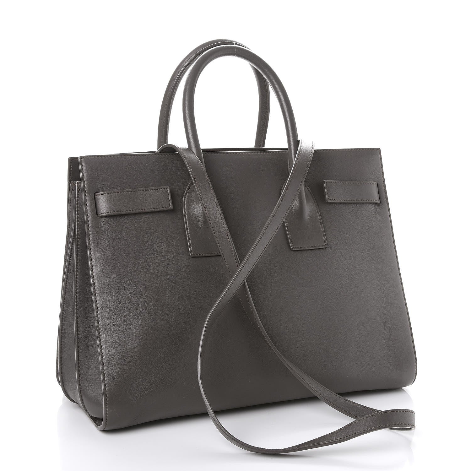 Saint Laurent Calfskin Small Sac De Jour Fog 4 of 8