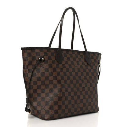 Louis Vuitton Damier Ebene Neo Neverfull MM Rose Ballerine 4 of 10