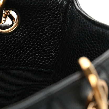Chanel Caviar Quilted Petit Shopping Tote PST Black 6 of 8