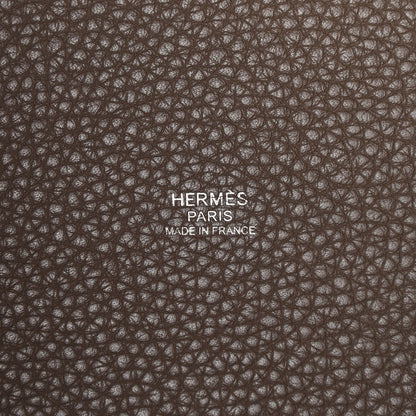 Hermes Taurillon Clemence Picotin Lock 22 MM Etoupe 6 of 9