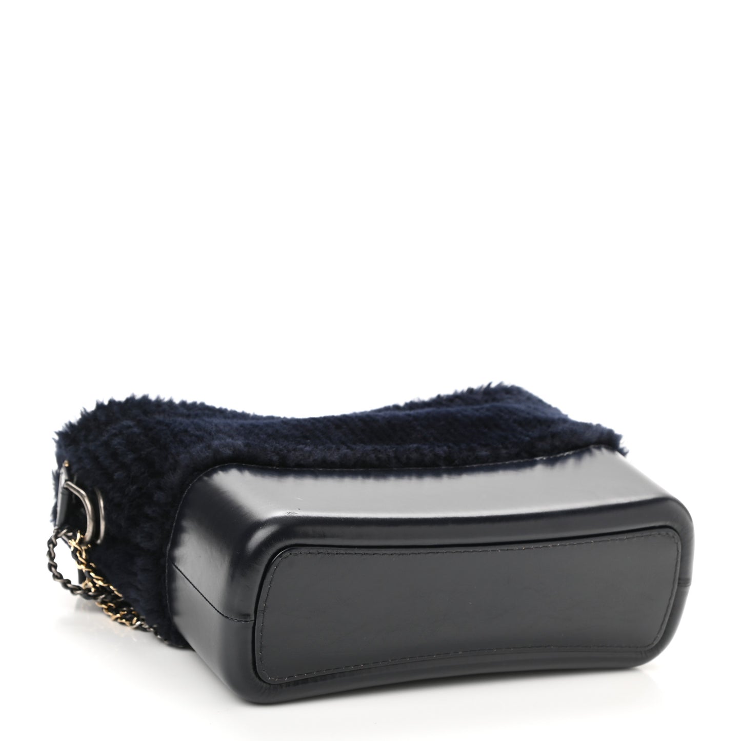 Shearling Medium Gabrielle Hobo Navy