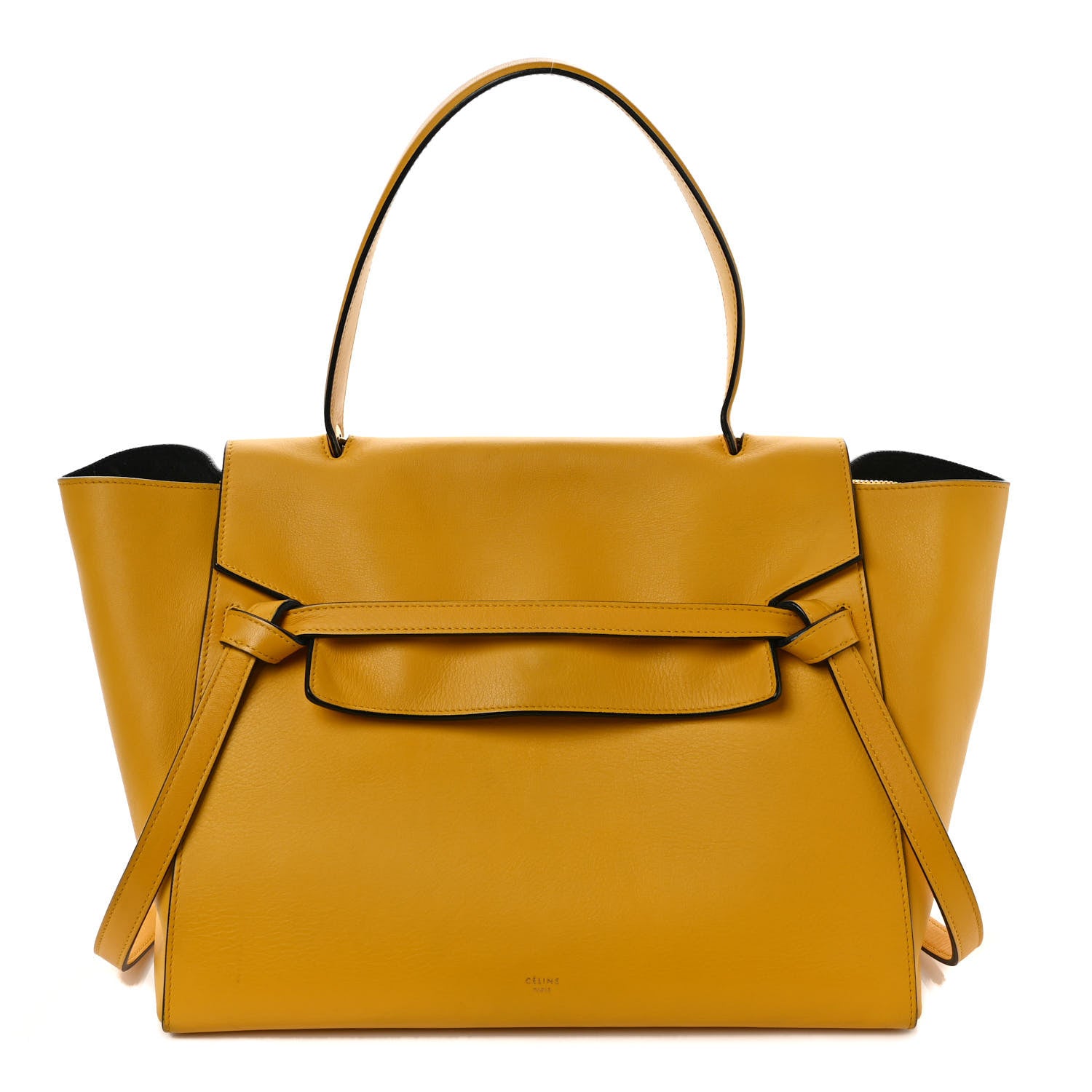 Celine Smooth Calfskin Small Belt Bag Yellow 1 of 8