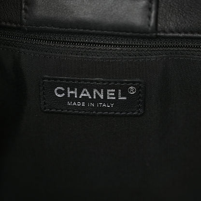 Chanel Calfskin Quilted Large Classic Shopping Tote Black 6 of 11