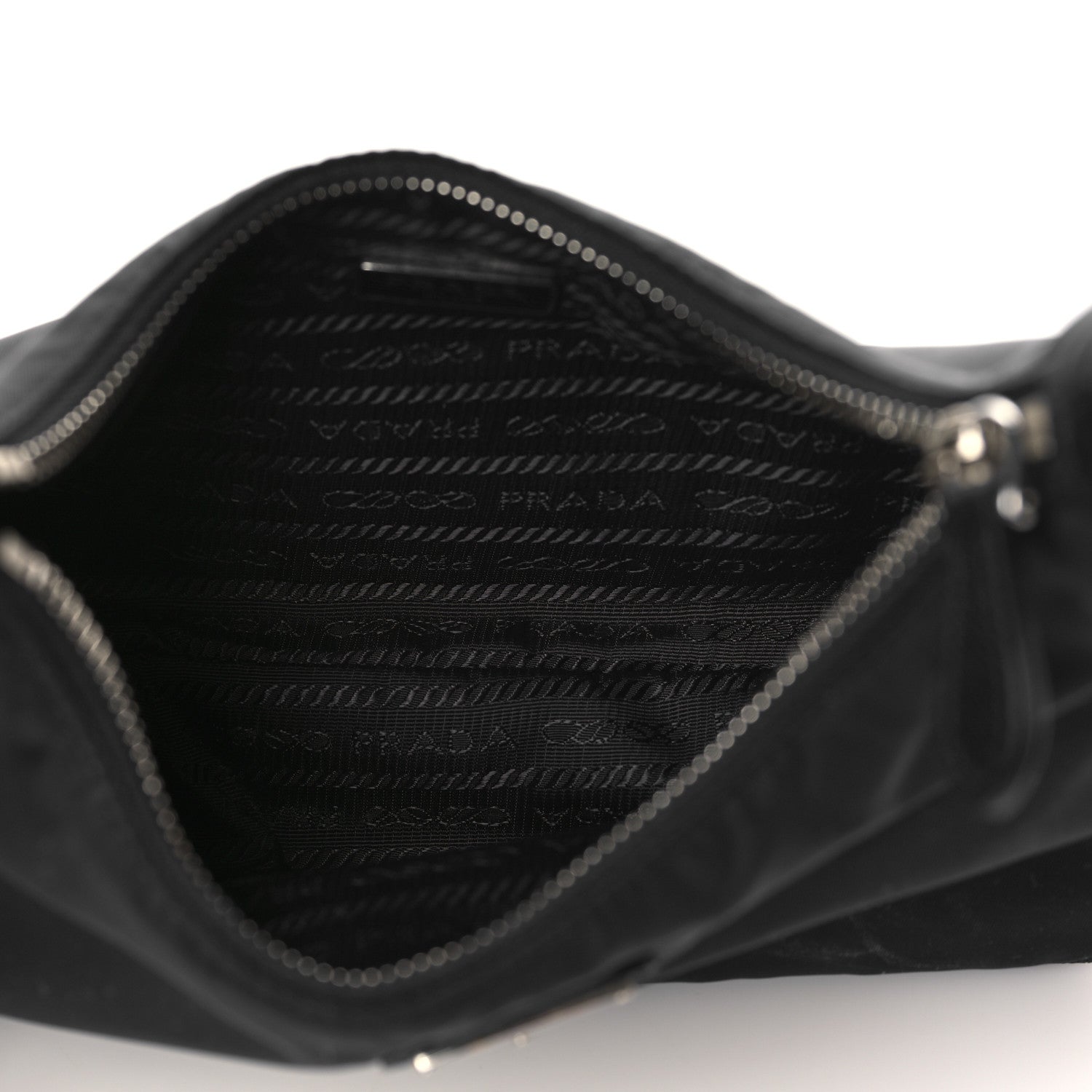 Prada Nylon Re-Edition 2005 Shoulder Bag Black 5 of 10