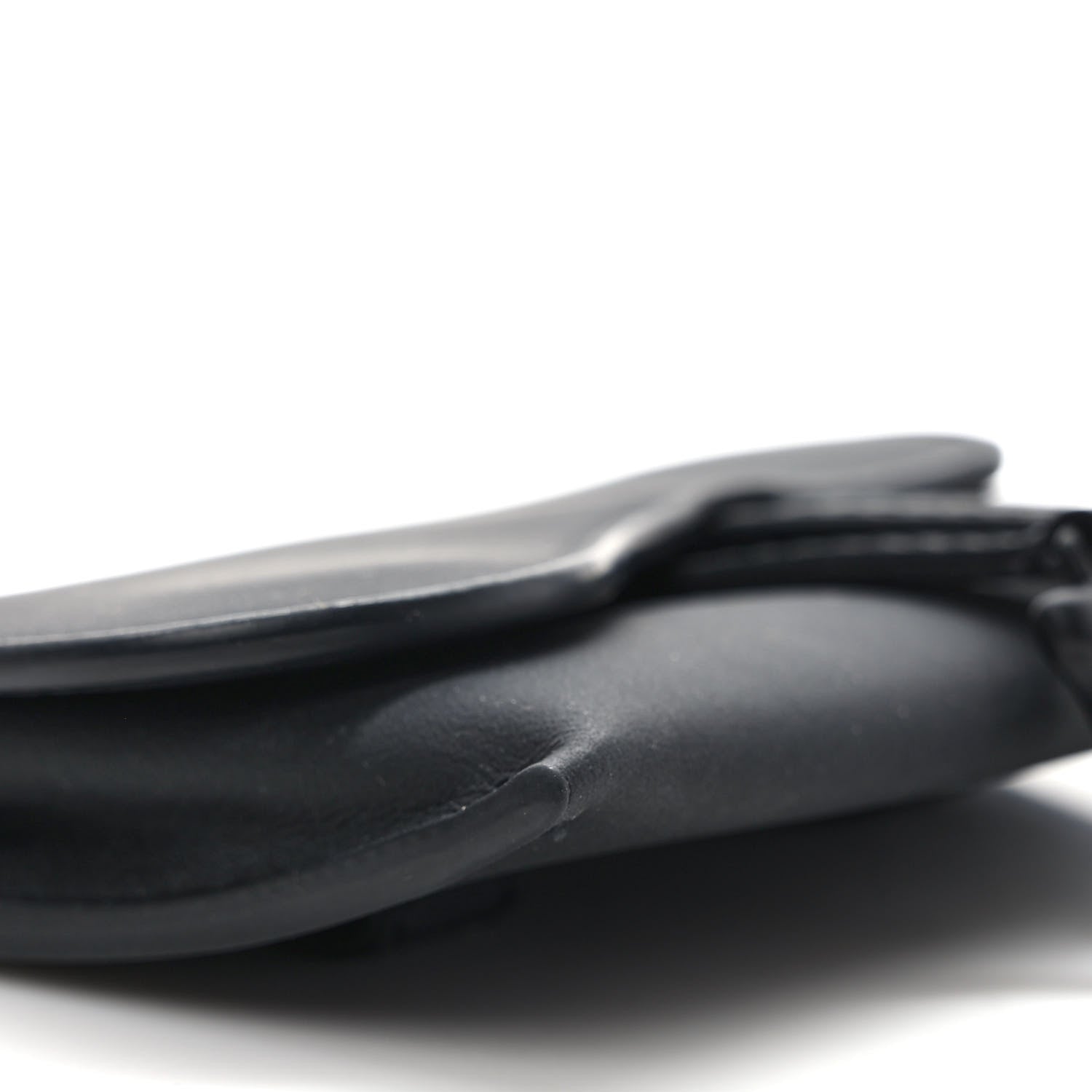 Christian Dior Ultra Matte Calfskin Nano Saddle Chain Pouch Black 7 of 9
