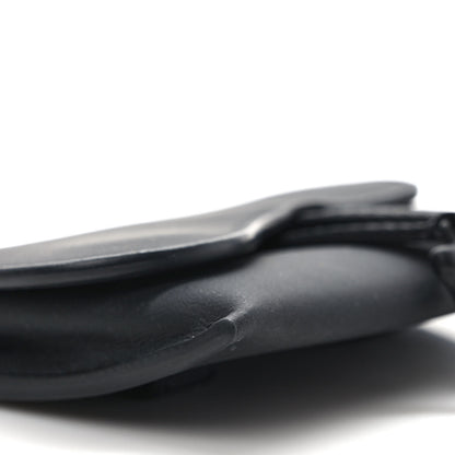 Christian Dior Ultra Matte Calfskin Nano Saddle Chain Pouch Black 7 of 9