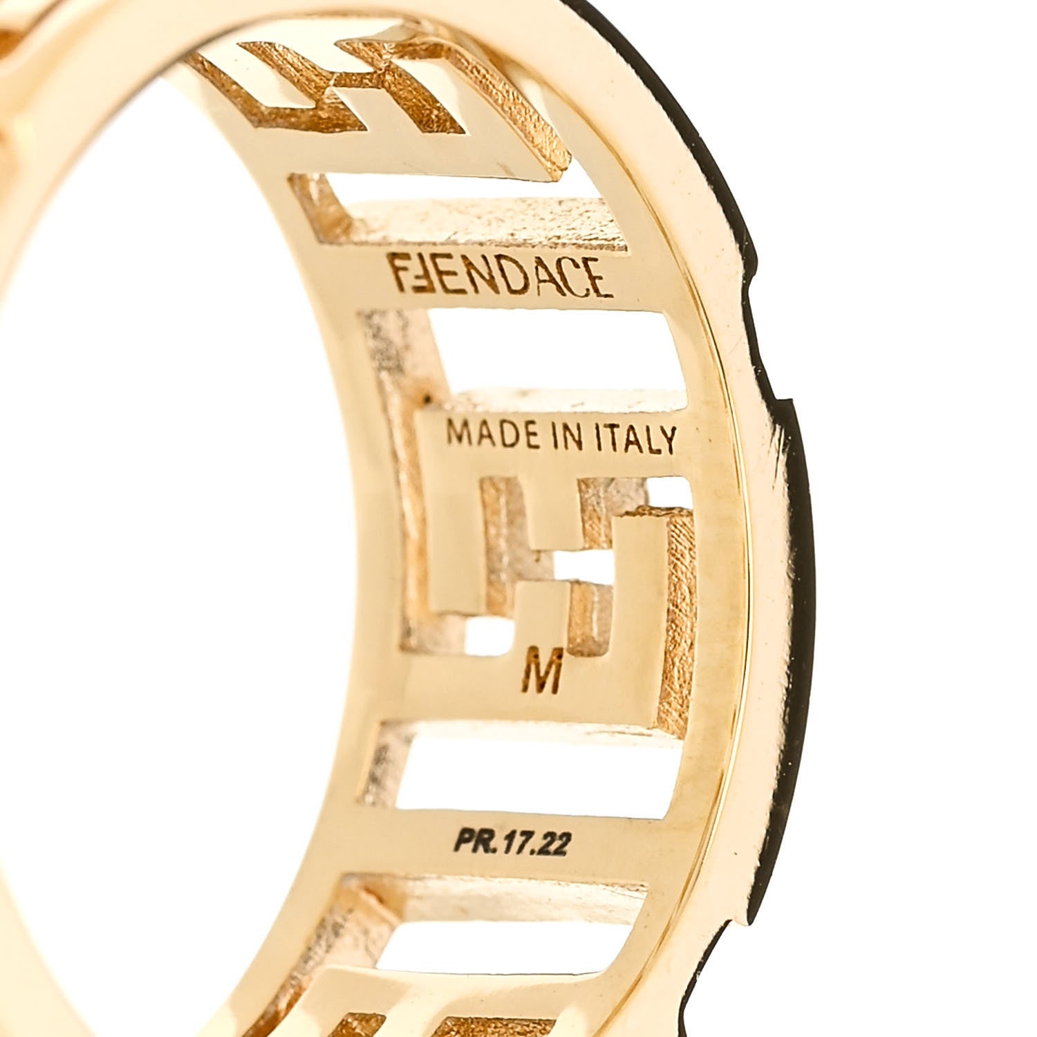 【meru】FENDI ゴールドFFリング フォーエバー フェンディ リング ゴールド仕上げ ゴールド | Fendi
