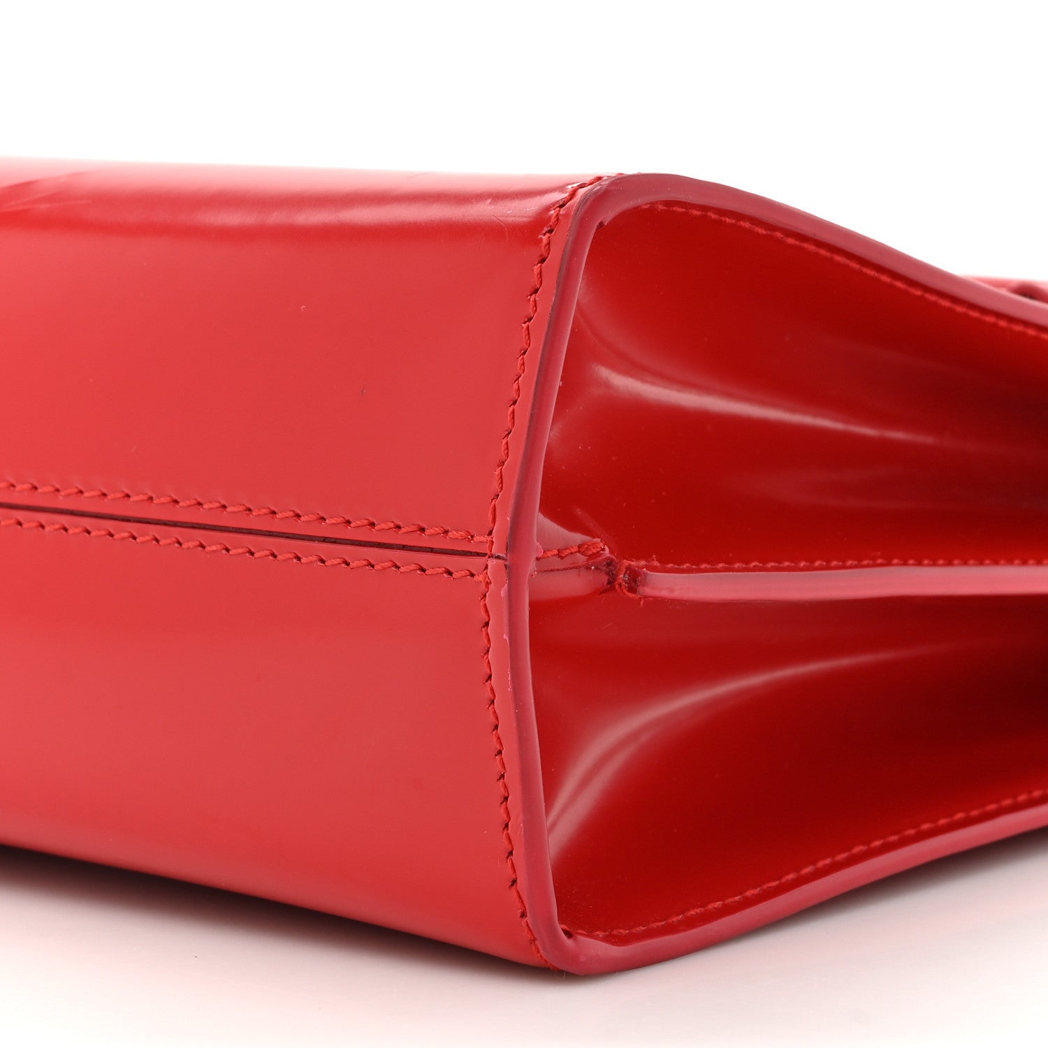 Gucci Master Lux Calfskin Horsebit Slim Shoulder Bag Beret Red 9 of 15