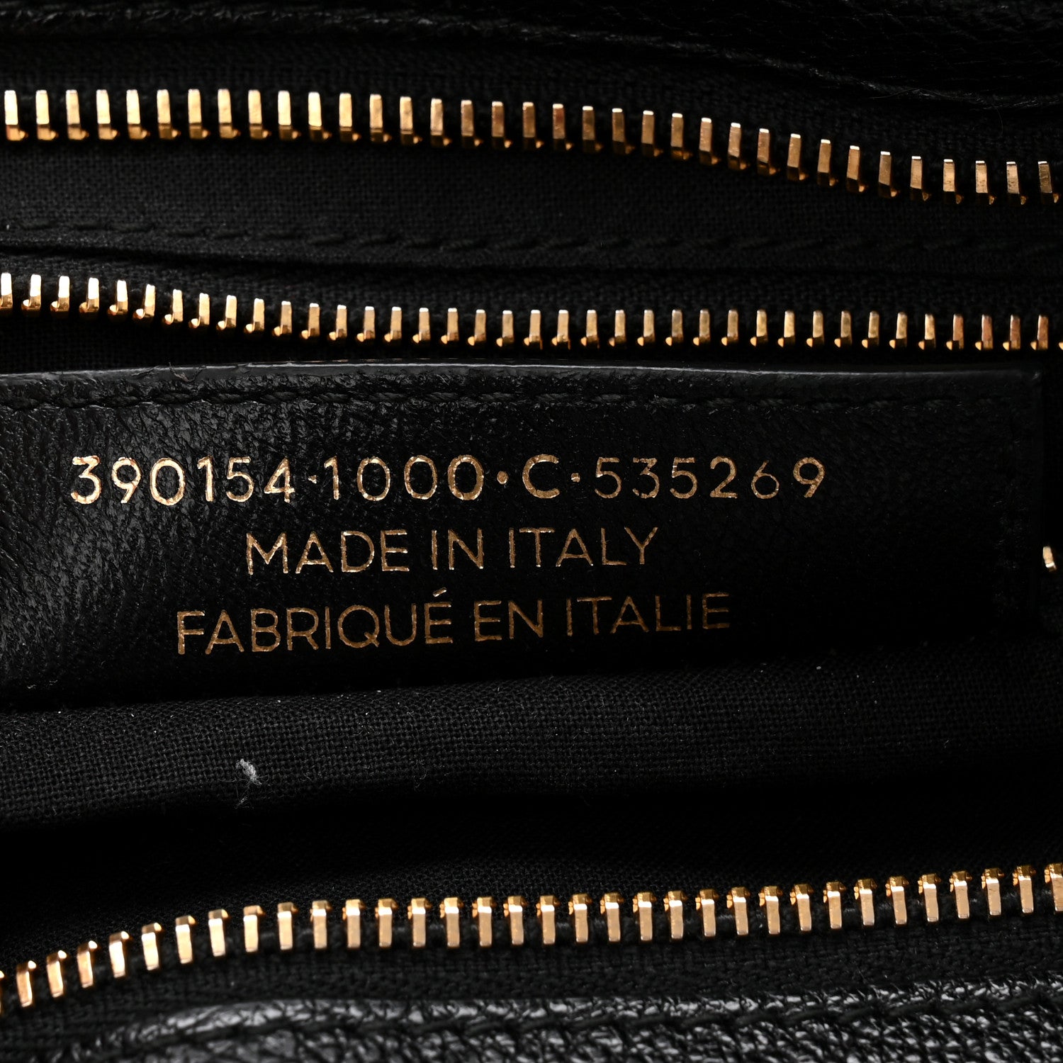 Balenciaga Chevre Gold Metallic Edge Hardware City Black 8 of 11
