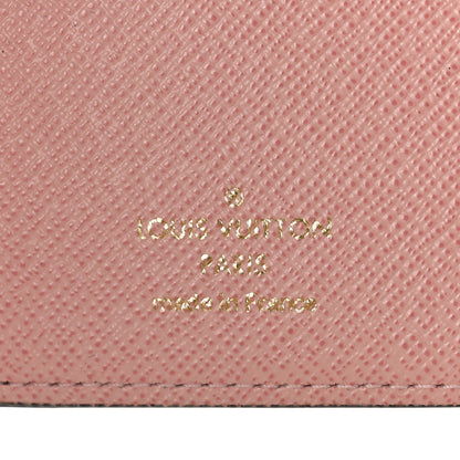 Louis Vuitton Damier Ebene Victorine Wallet Rose Ballerine 6 of 7