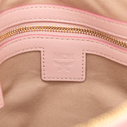 MCM Visetos Medium Crossbody Pouch Soft Pink 6 of 12