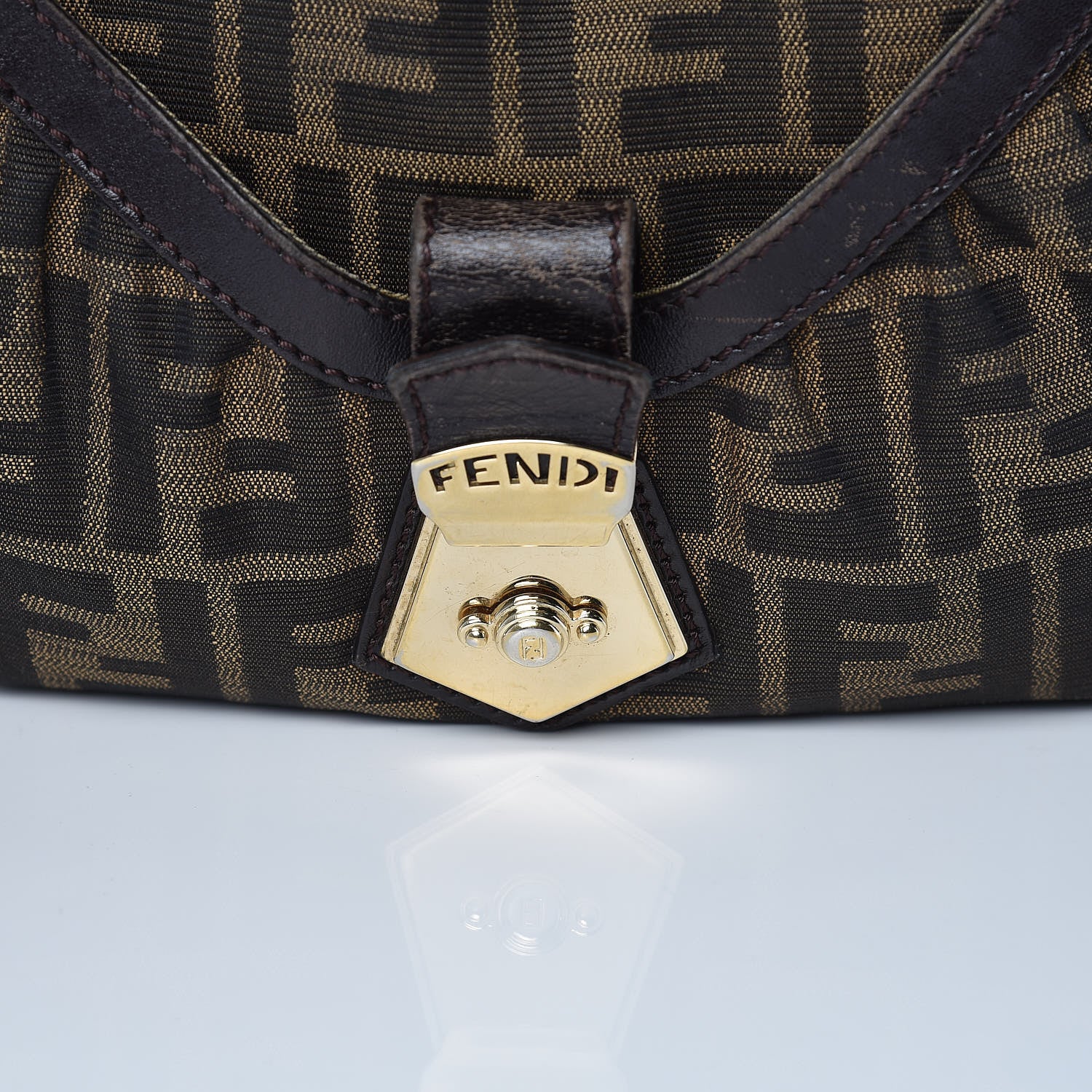Fendi Zucca Chef Hobo Tobacco 10 of 11