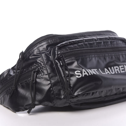 Saint Laurent Nylon Logo Ripstop Body Belt Bag Black 8 of 9