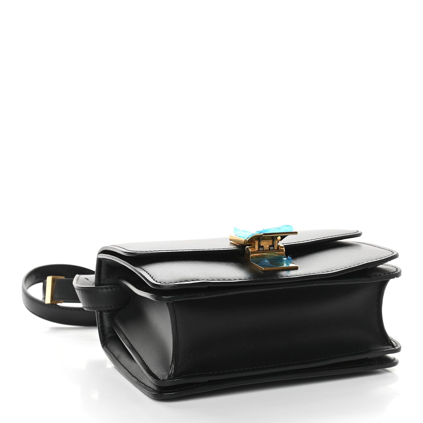 Box Calfskin Small Classic Box Flap Bag Black
