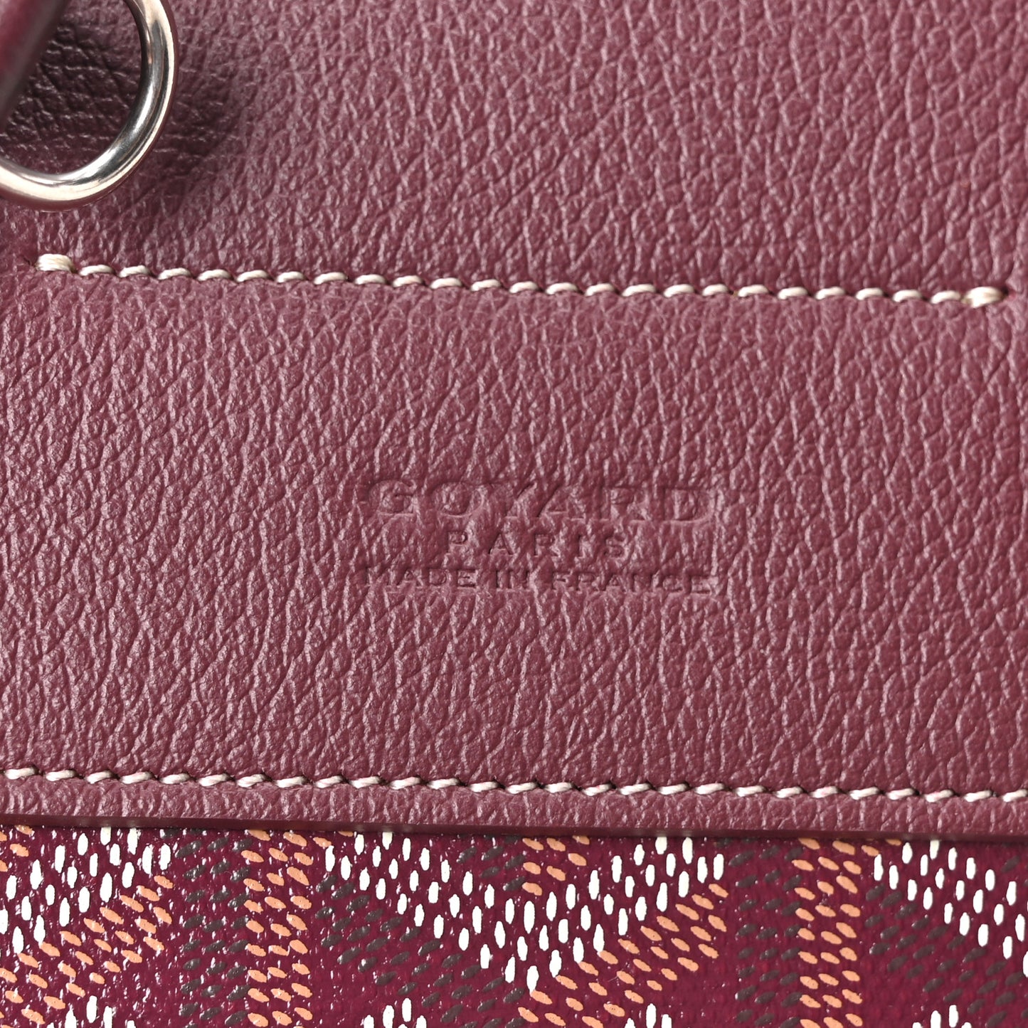 Goyardine Calfskin Mini Alpin Backpack Bordeaux