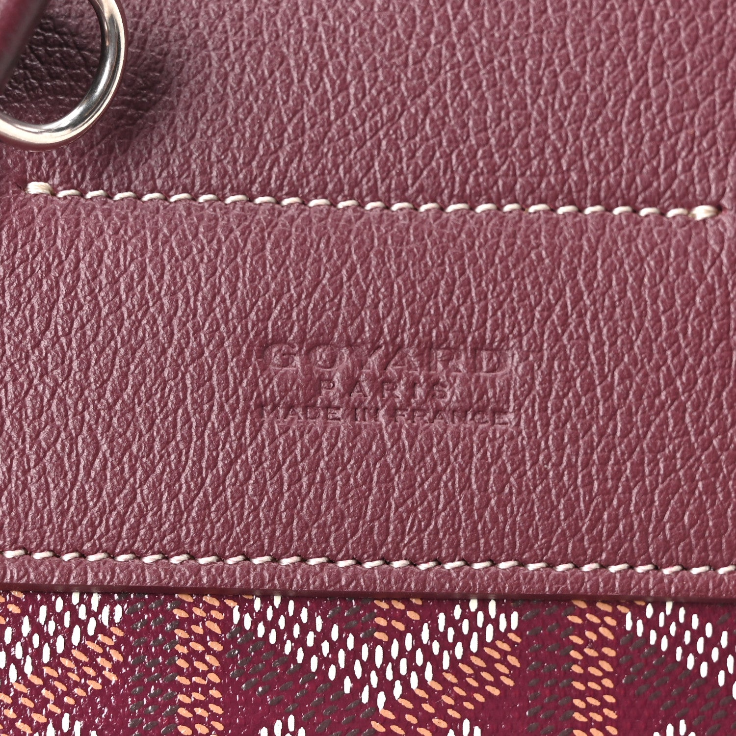 Goyard Goyardine Calfskin Mini Alpin Backpack Bordeaux 6 of 9