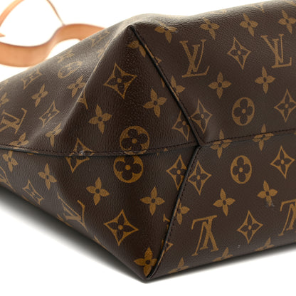 Louis Vuitton Monogram Flower Hobo Beige 8 of 13