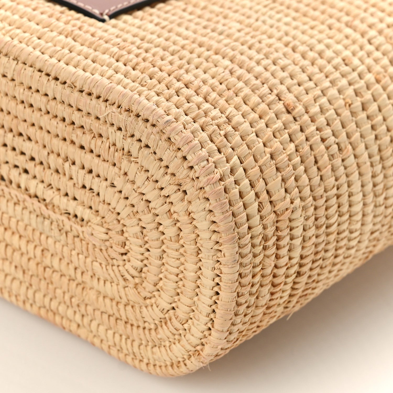 Loewe Raffia Small Square Basket Tote Bag Natural Tan 8 of 8