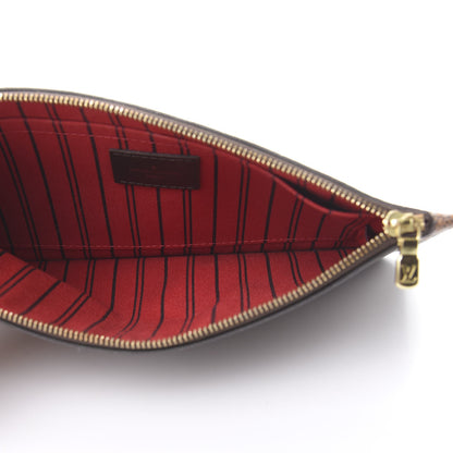 Louis Vuitton Damier Ebene Neverfull MM GM Pochette 5 of 12