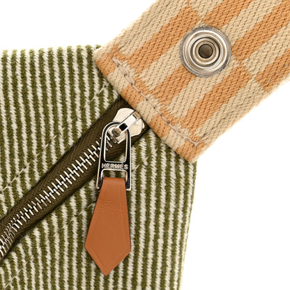 Hermes Wool Small Bride-A-Brac H Natte Pouch Vert Foret 7 of 8