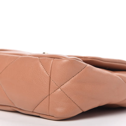 Chanel Lambskin Quilted Medium Chanel 19 Flap Brown 7 of 11