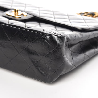 Chanel Lambskin Quilted Jumbo Single Flap Black 10 of 11