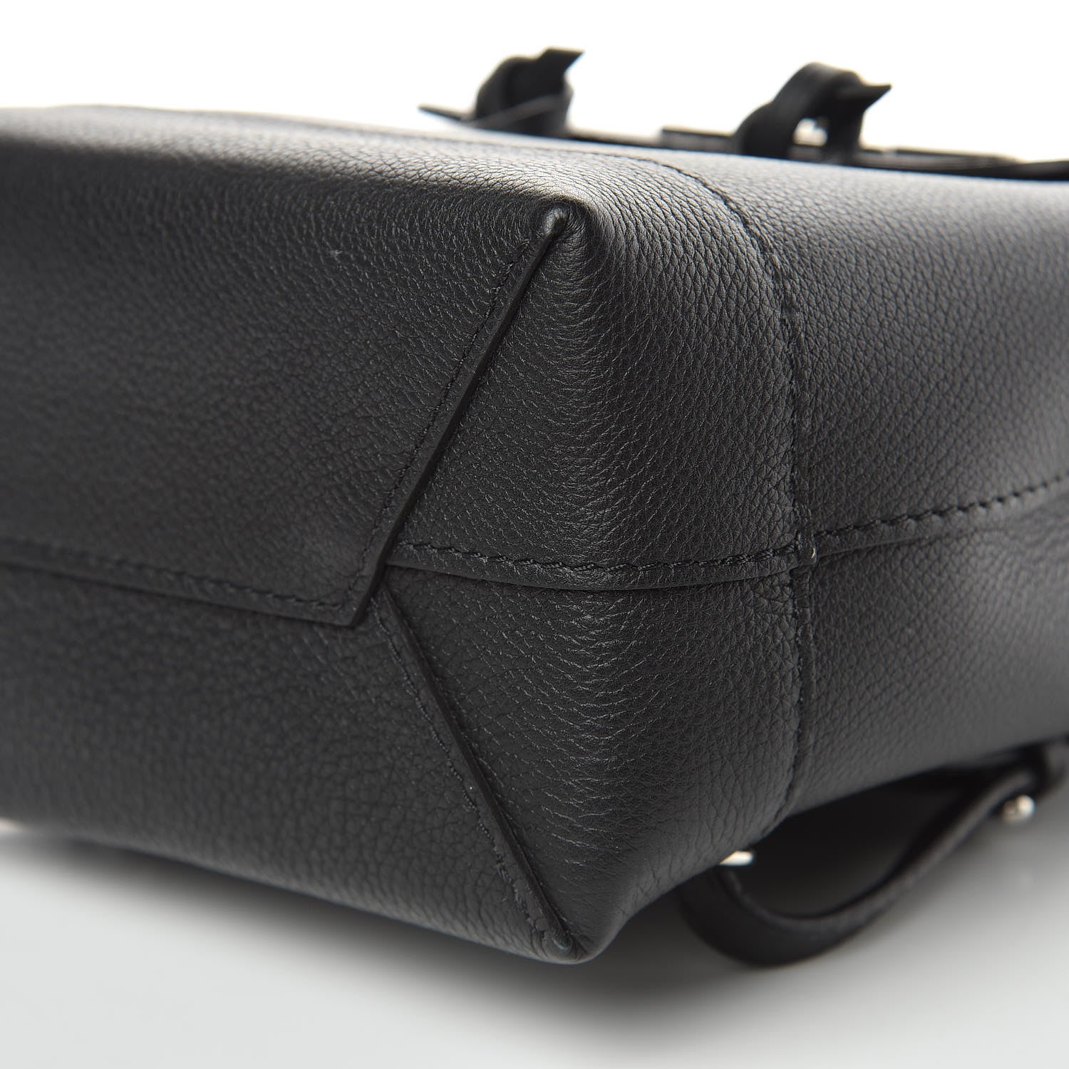 Louis Vuitton Calfskin Lockme Mini Backpack Black 9 of 9