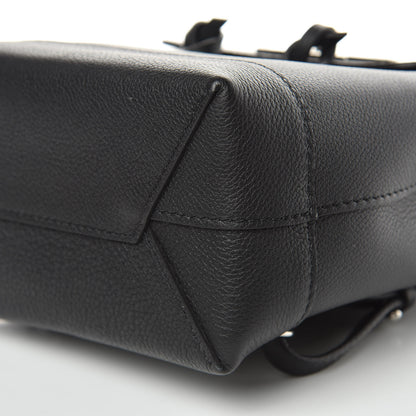 Louis Vuitton Calfskin Lockme Mini Backpack Black 9 of 9