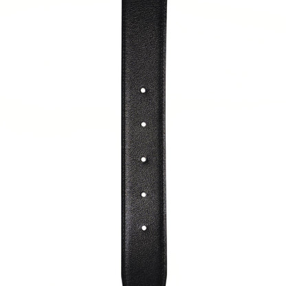 Hermes Box Togo 32mm H Belt 85 Black Gold 6 of 8