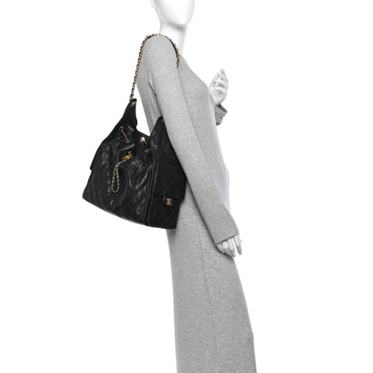 Chanel Caviar Quilted Medium Chanel 25 Handbag Black 2 of 13