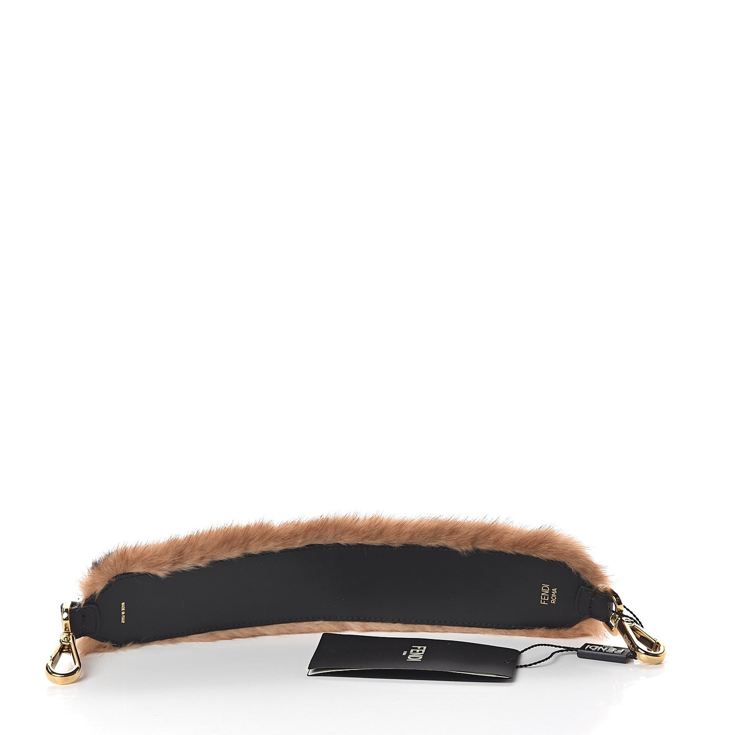 Mink Fur FF 1974 Mini Strap You Scanbrown Black