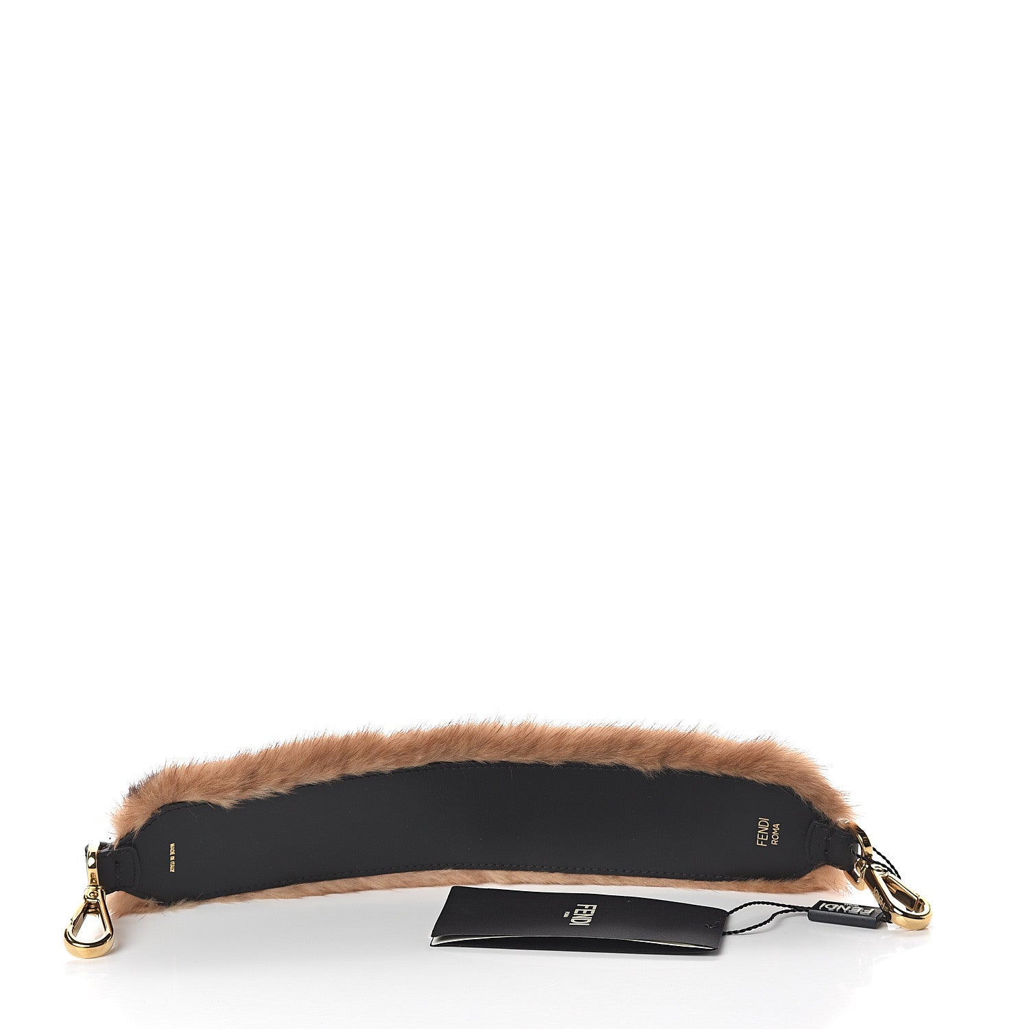 Fendi Mink Fur FF 1974 Mini Strap You Scanbrown Black 2 of 4