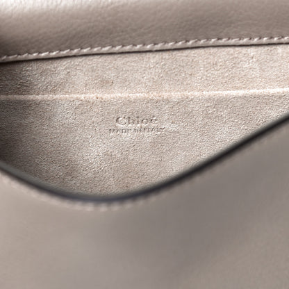 Chloe Calfskin Suede Small Nile Bracelet Bag Motty Grey 18 of 25