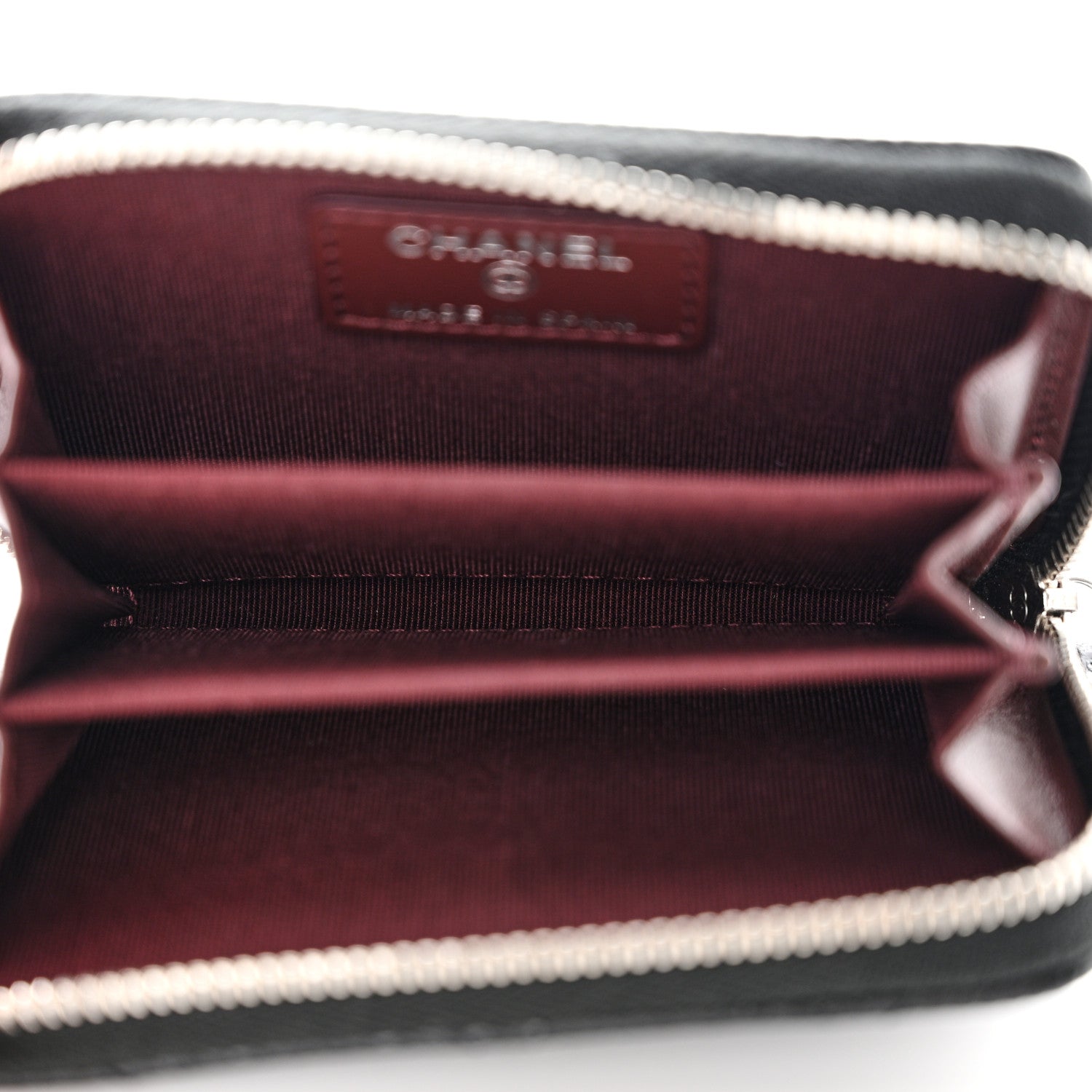 Chanel Caviar Quilted Classic Zipped Coin Purse Black 5 of 9