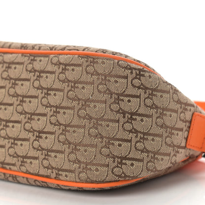 Christian Dior Monogram Shoulder Bag Orange Beige 9 of 11