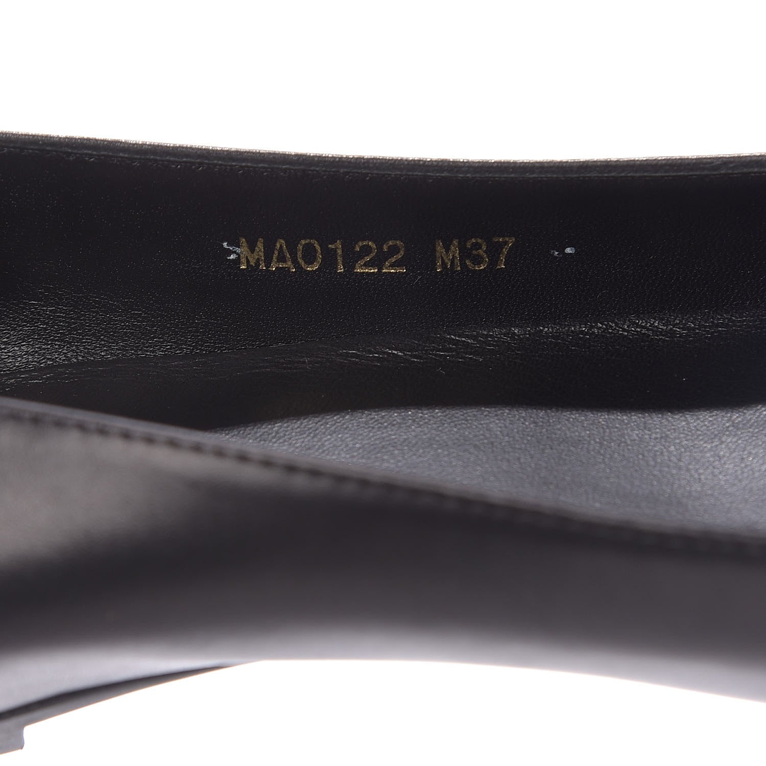 Louis Vuitton Calfskin Patent Bow Uniformes Ballet Flats 37 Black 11 of 14