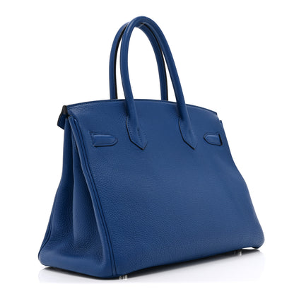 Hermes Togo Birkin 30 Bleu France 3 of 10