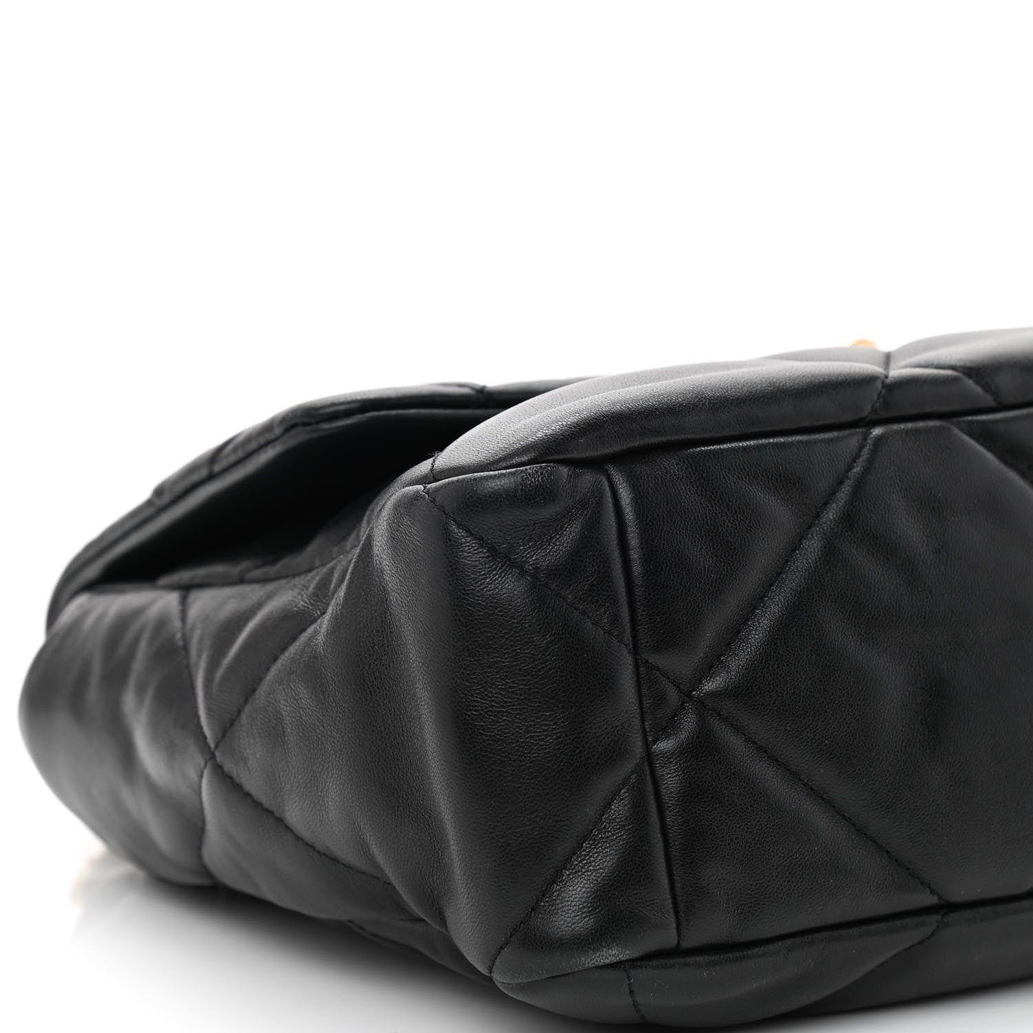 Chanel Lambskin Quilted Large Chanel 19 Flap Black 9 of 10