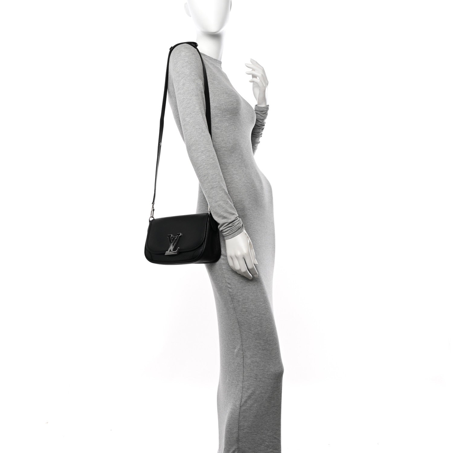 Louis Vuitton Epi Buci Crossbody Black 3 of 9