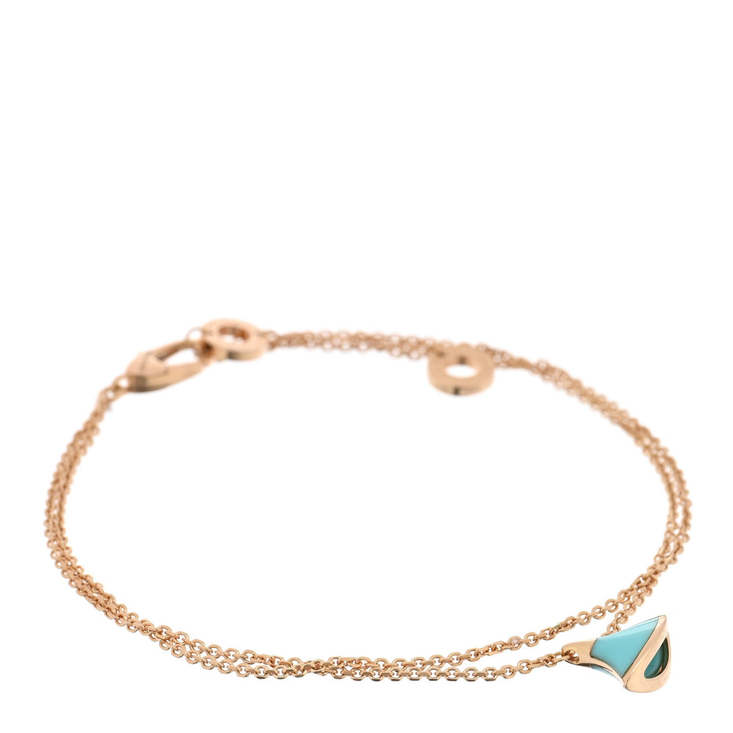 18K Rose Gold Turquoise Divas' Dream Bracelet ML