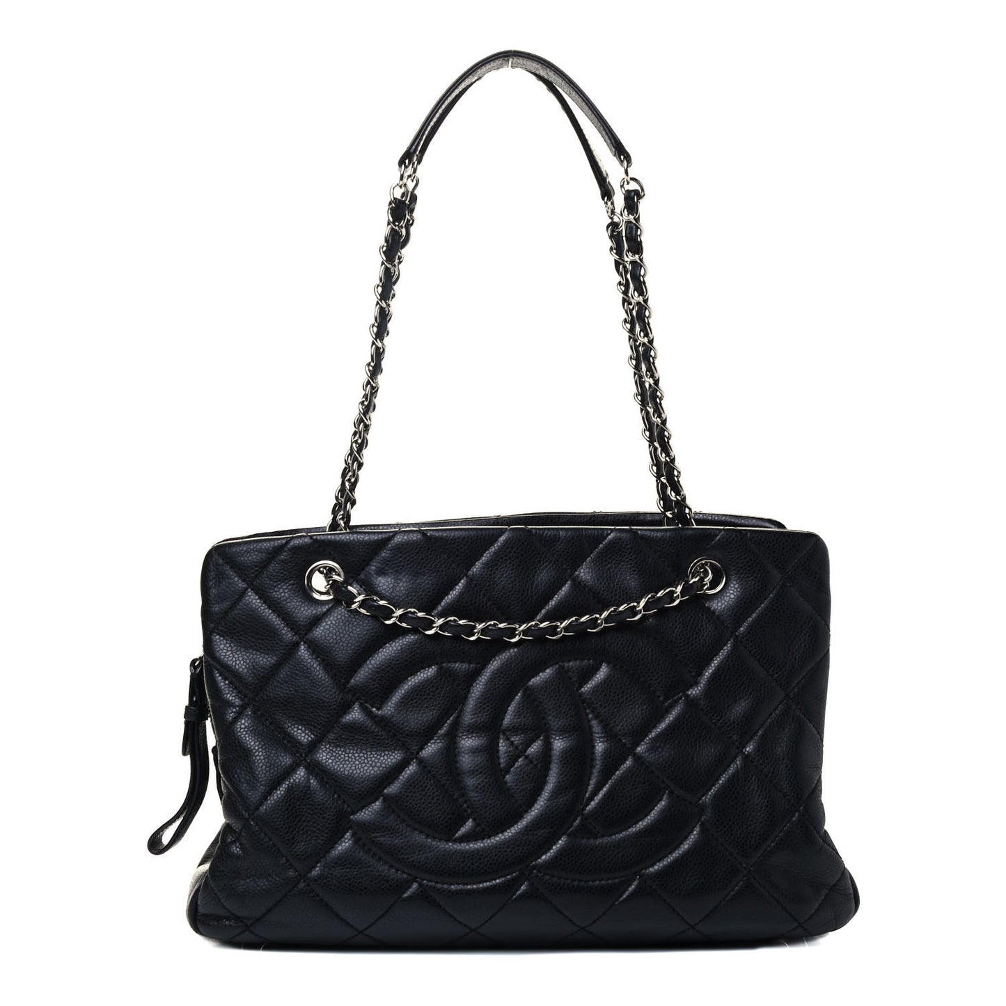 Caviar Quilted CC Timeless Soft Tote Black