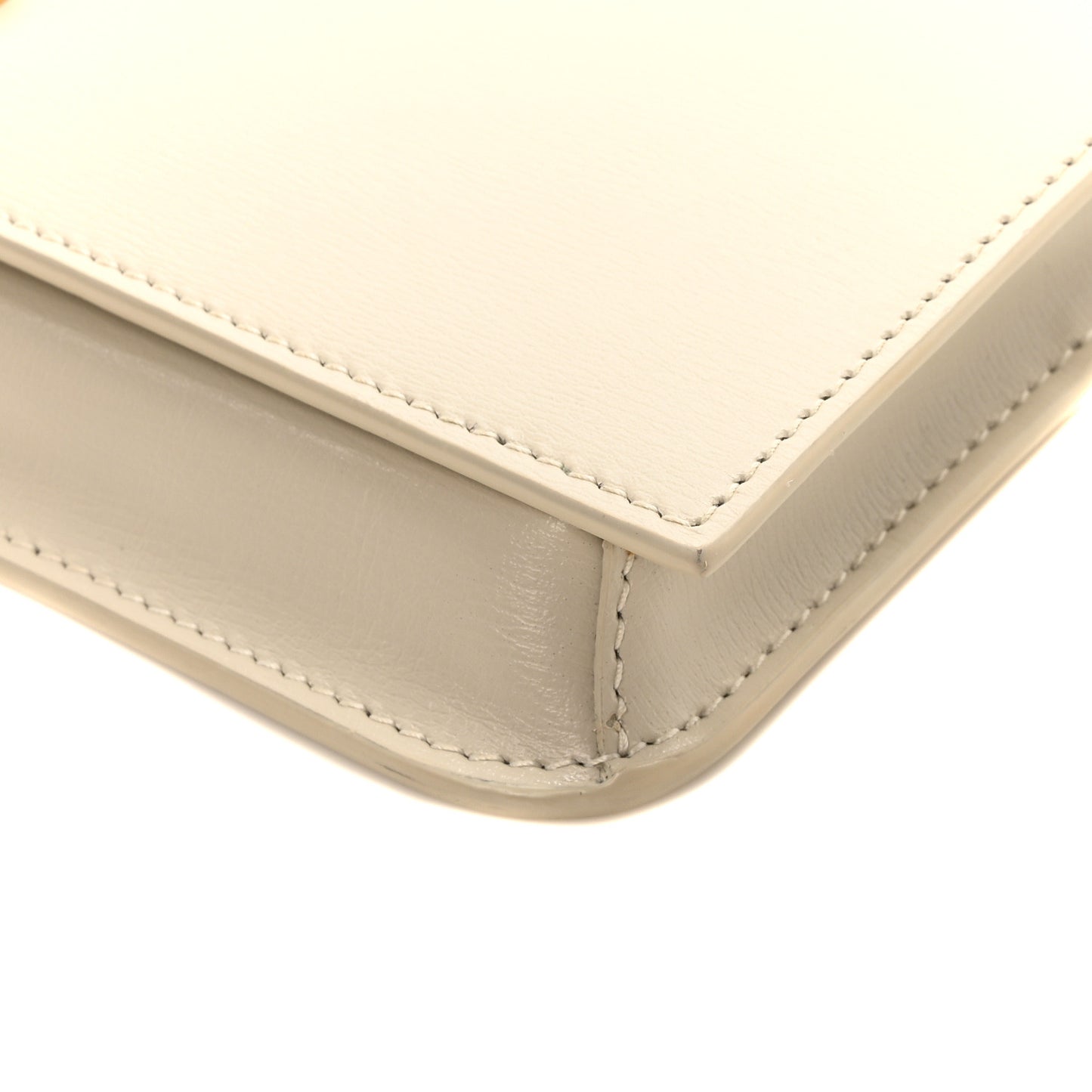 Smooth Calfskin Monogram Phone Holder Crossbody Crema Soft