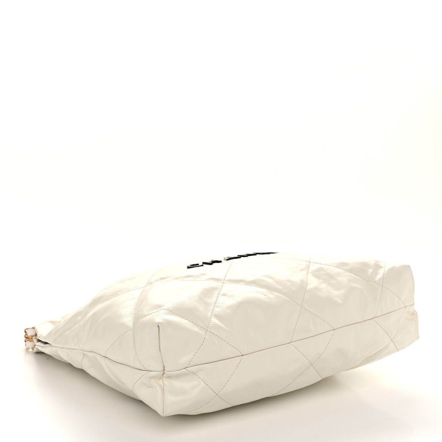 Calfskin Quilted Small Chanel 22 White