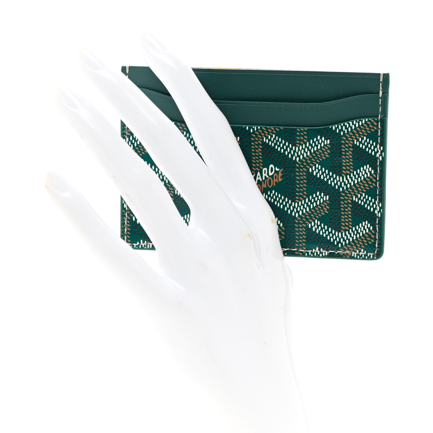 Goyard Goyardine Saint Sulpice Card Holder Green 2 of 6